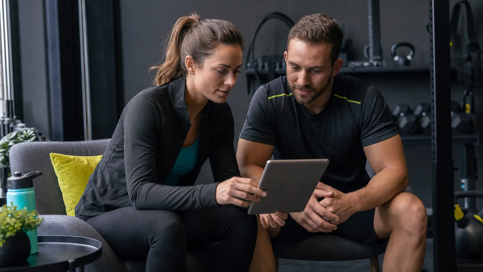 Online trainer ve sporcunun yazılı çalışma planını birlikte değerlendirmesi